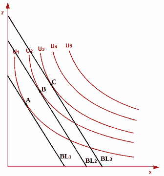 Costruzione della curva reddito-consumo