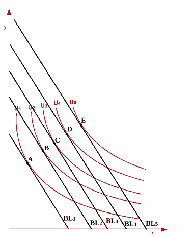 Costruzione della curva reddito-consumo