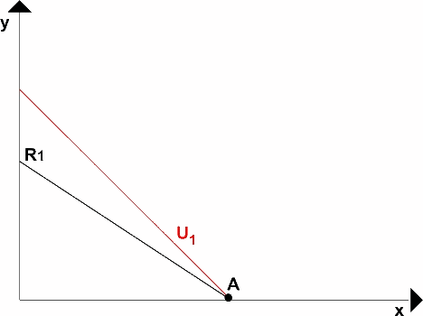 Effetto di reddito ed effetto di sostituzione per beni perfetti sostituti